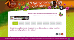 Desktop Screenshot of la-symphonie-des-idees.com