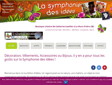 Tablet Screenshot of la-symphonie-des-idees.com